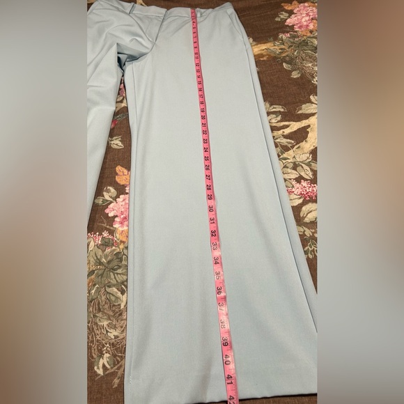 Ann Taylor Baby Blue Wide Leg Pants - Picture 6 of 7